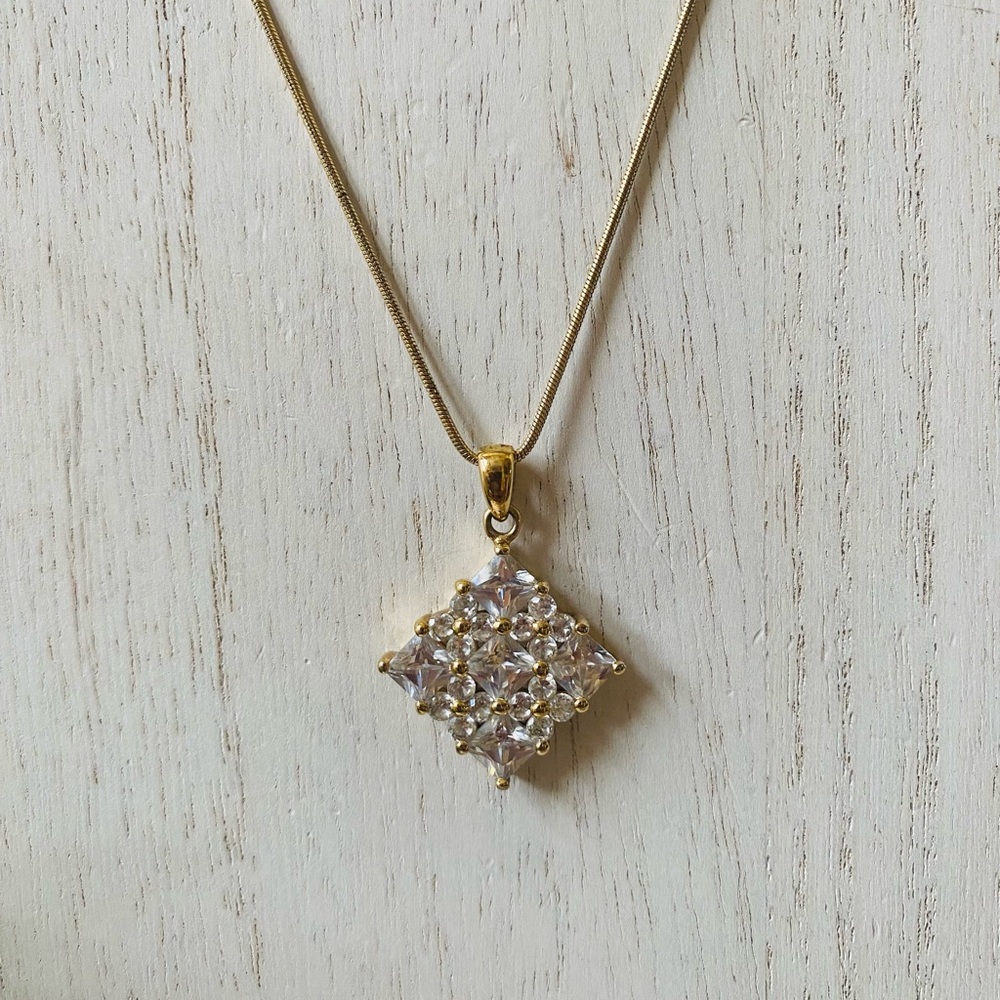 CZ glamour necklace